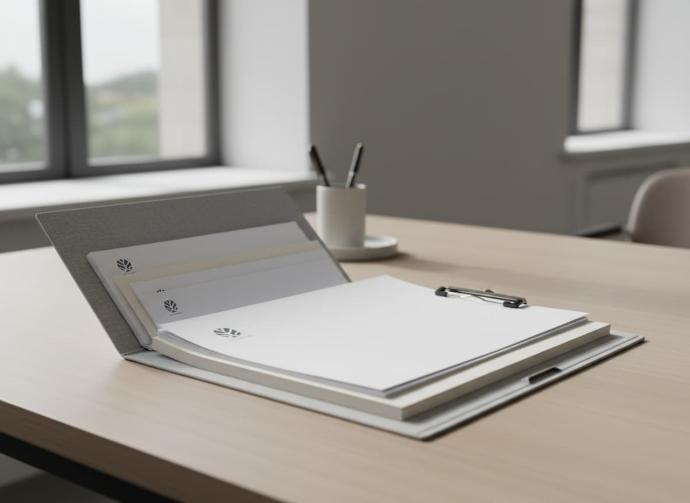 Carpeta con documentación de protección de datos de tutorLOPD: registro de actividades, contratos y cláusulas informativas