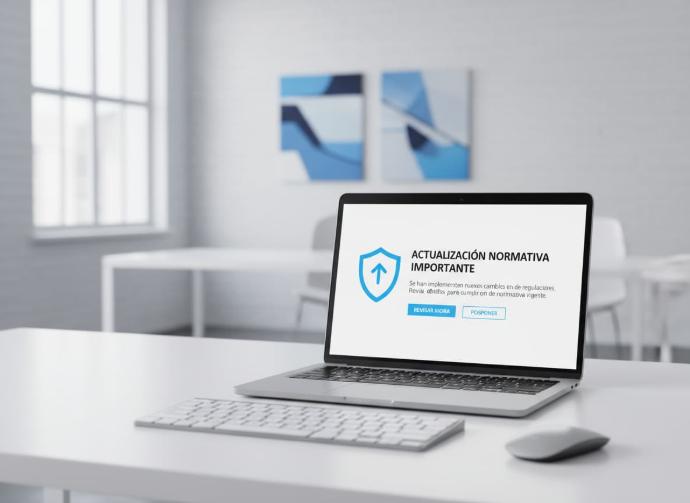 Notificación de actualización de documentación de tutorLOPD ante un cambio normativo en protección de datos