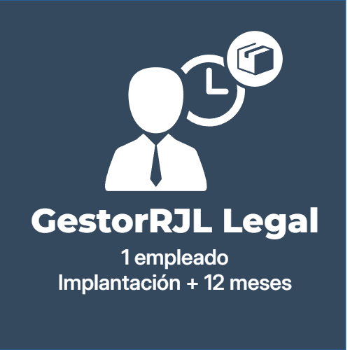 GestorRJL Legal Pack 1 empleado + Implantación + 12 meses