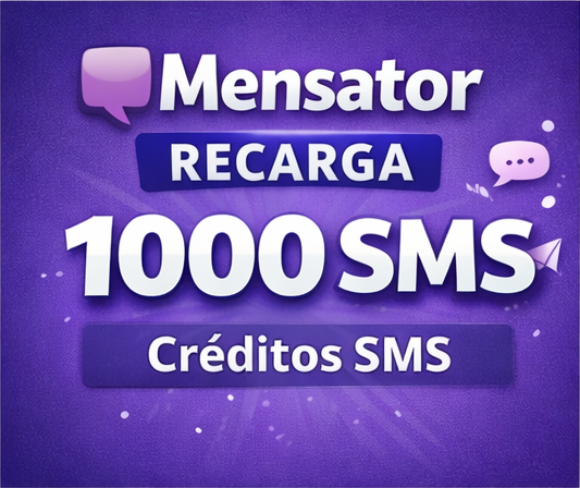Mensator Recarga 1000 SMS