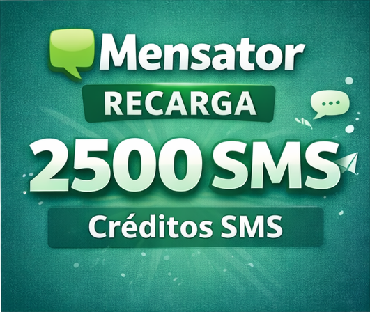 Mensator Recarga 2500 SMS